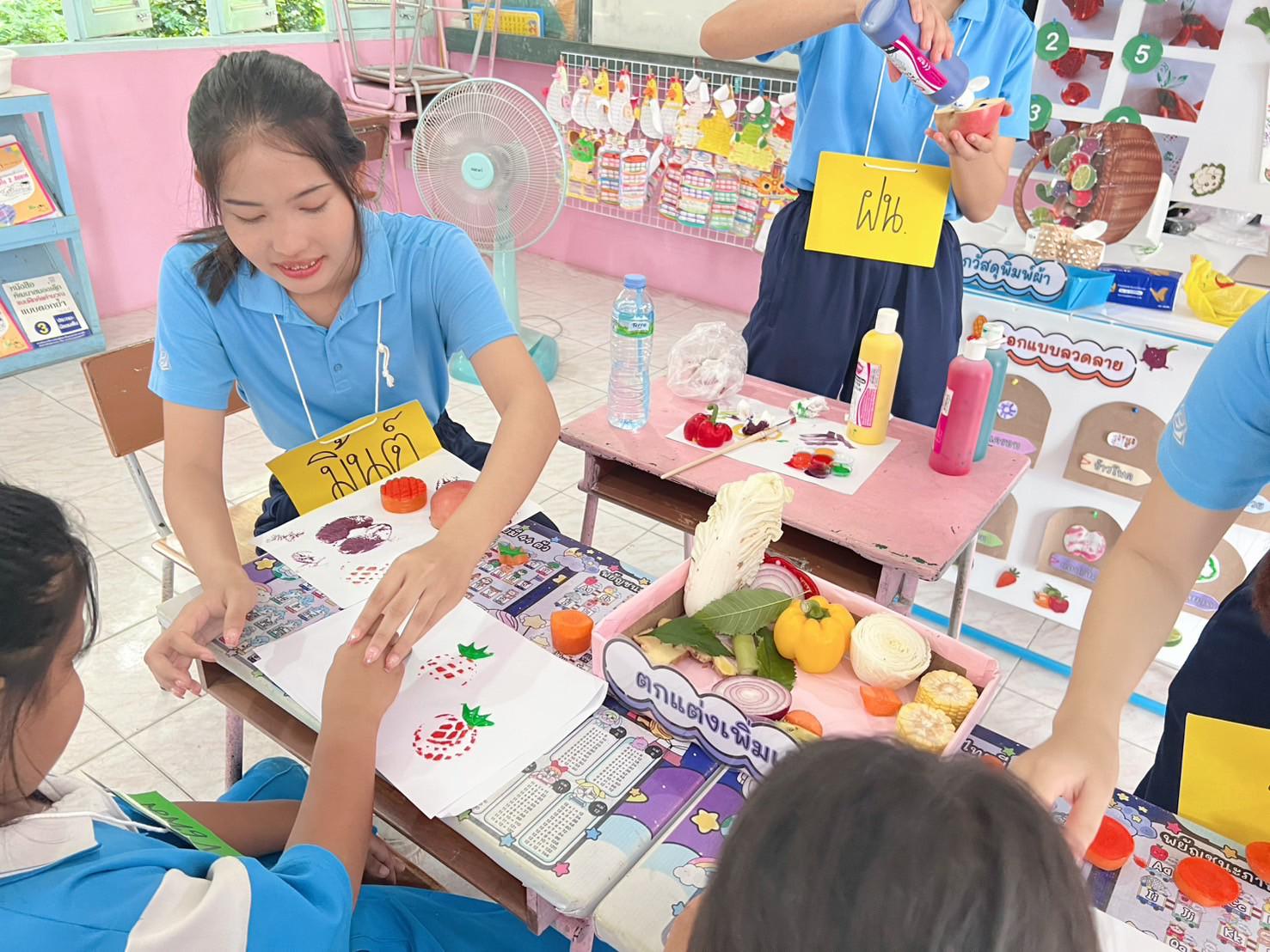 4. ค่ายศิลปะบูรณาการกับสาระการเรียนรู้สำหรับนักเรียนระดับประถมศึกษา ณ โรงเรียนบ้านโนนม่วง